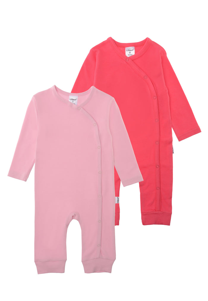 Overalls aus Bio-Baumwolle in rosa und himbeer