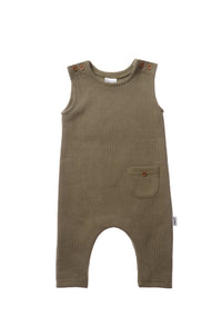 Rib-Strick-Set in olive, 5-teilig