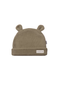 Rib-Strick-Set in olive, 5-teilig