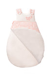 Schlafsack mit Streifen und niedlicher Stickerei "little one"