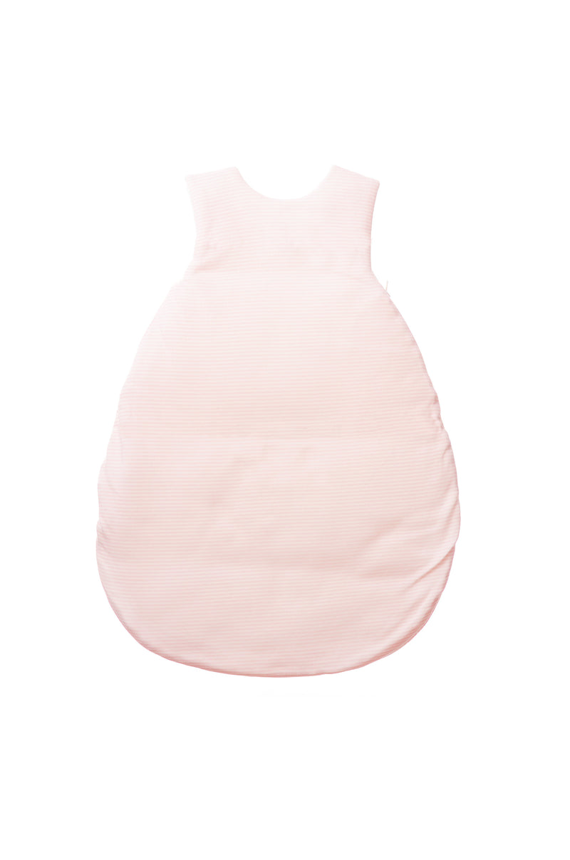 Schlafsack mit rosa Streifen