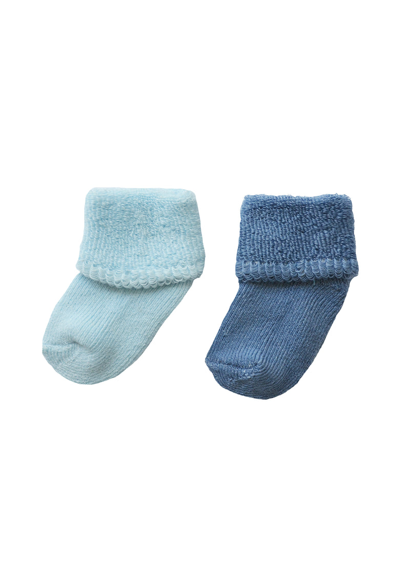 Doppelpack Söckchen hellblau und dull blue 