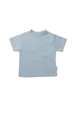 T-Shirt aus Bio-Baumwolle in hellblau