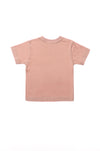 T-Shirt aus Bio-Baumwolle in rosé
