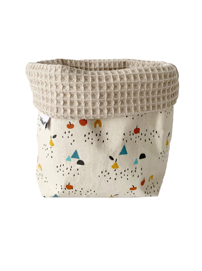 Baby Utensilo beige mit minimalistischem Druck