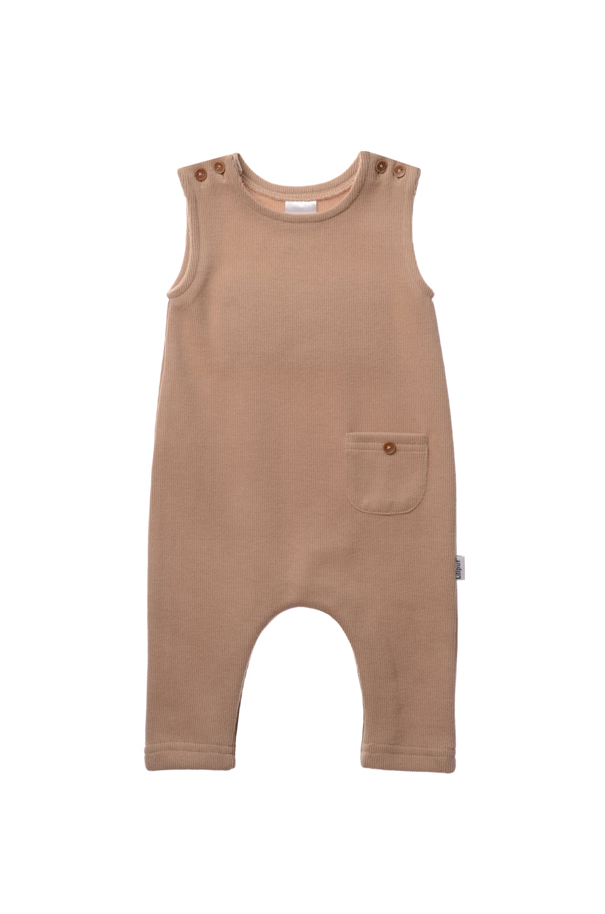 Rib-Strick-Set in beige, 5-teilig